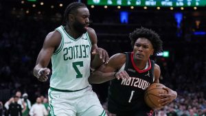 Amen Thompson Had Perfect Line After Lifting Rockets to Last-Second Win vs. Celtics