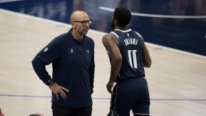 Jason Kidd Squashes Idea That Kyrie Irving's Increased Minutes Led to Season-Ending Injury