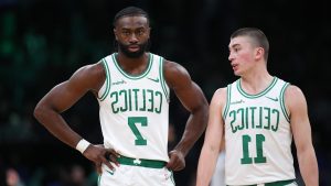 Jaylen Brown Had Perfect Response to Payton Pritchard and Derrick White's Historic Game