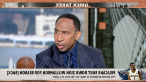 Stephen A. Smith Laments Having to Label Zion Williamson a 'Bust'