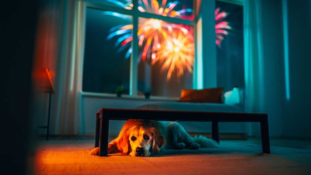 Most people don’t know the dangerous signs fireworks bring out in dogs that owners often miss