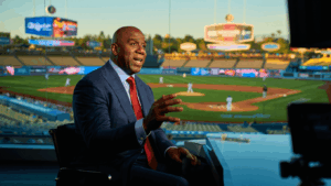 Magic Johnson appears on FOX pregame for Dodgers' Game 4 World Series showdown