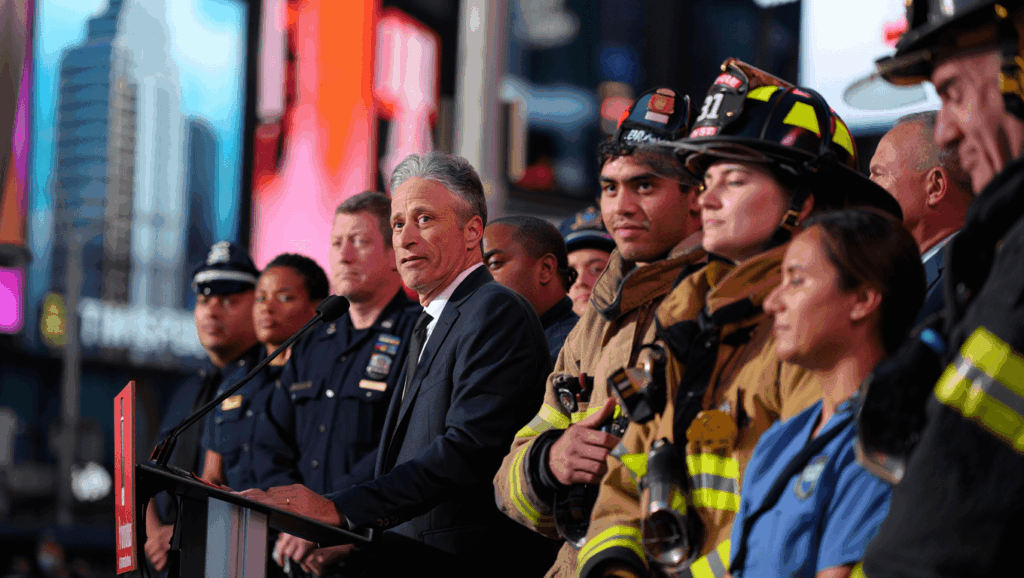 National First Responders Day honors heroes with Jon Stewart hosting Times Square ceremony