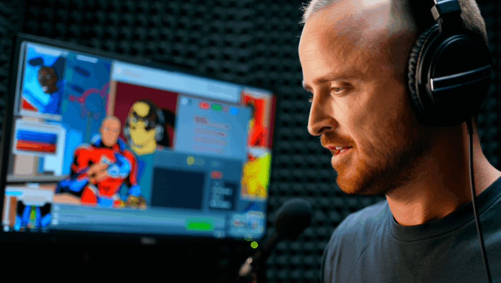 Aaron Paul shifts from Breaking Bad to video games, debuts in 'Dispatch' superhero series