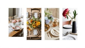 Cuatro ideas para decorar la mesa en el Día de la Madre con creatividad y color