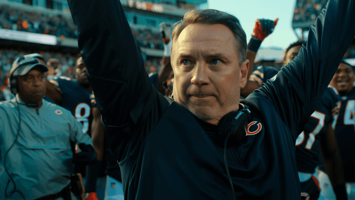 Bears head coach Ben Johnson's masterclass: Bullies Eagles 24-15 to clinch winning season