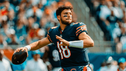 Caleb Williams chases NFL history against Eagles tonight, needs just 14 TDs to become first Bear with 30-TD season
