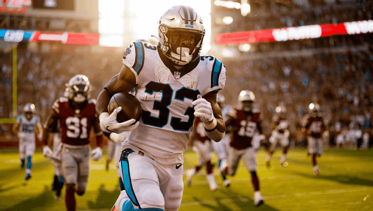 Panthers depth chart unchanged heading into 49ers matchup, Dowdle maintains RB1 role