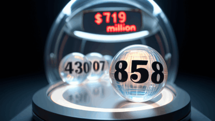 New York lottery results: Numbers 858, Win 4 4307, Powerball jackpot soars to $719M for Saturday drawing