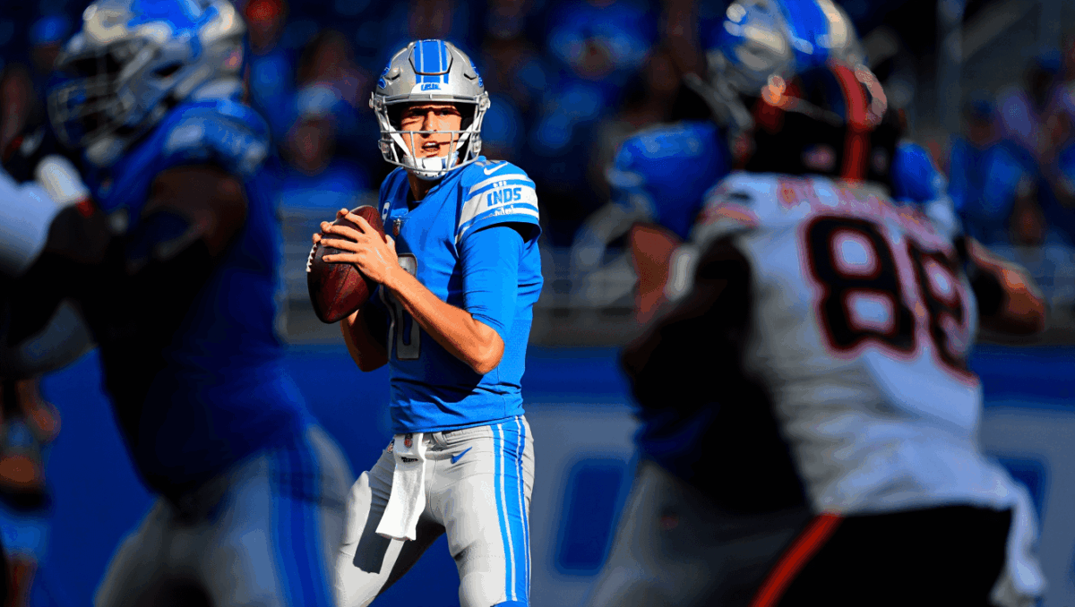 Jared Goff leads Lions past Giants in OT thriller, ties career milestone with 23 TDs