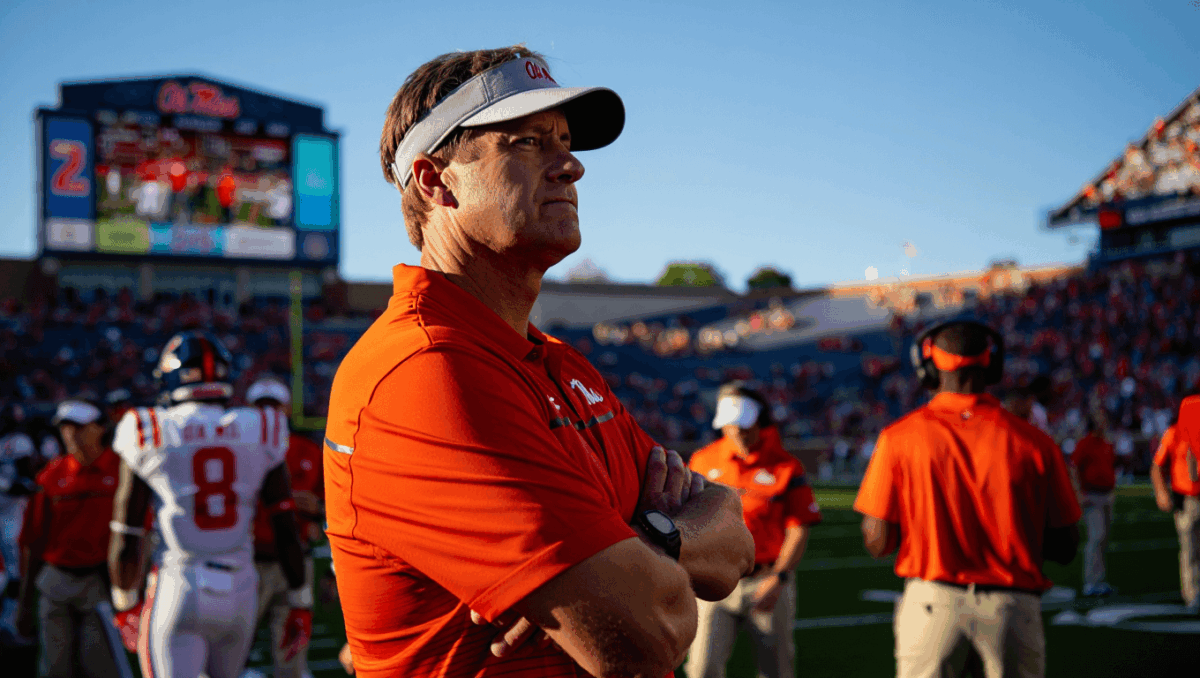Egg bowl sees Ole Miss favored to beat Mississippi State with Lane Kiffin's future in doubt