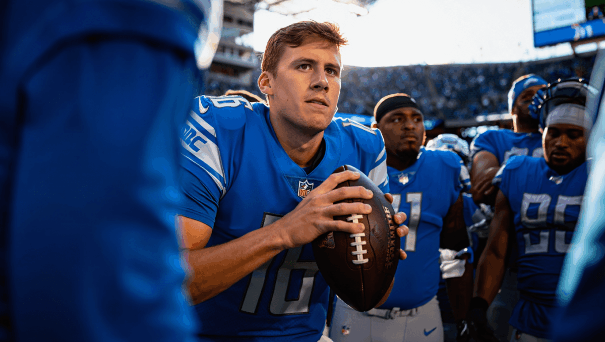 Lions depth chart: Jared Goff leads offense as St. Brown, Gibbs ready for Packers tonight