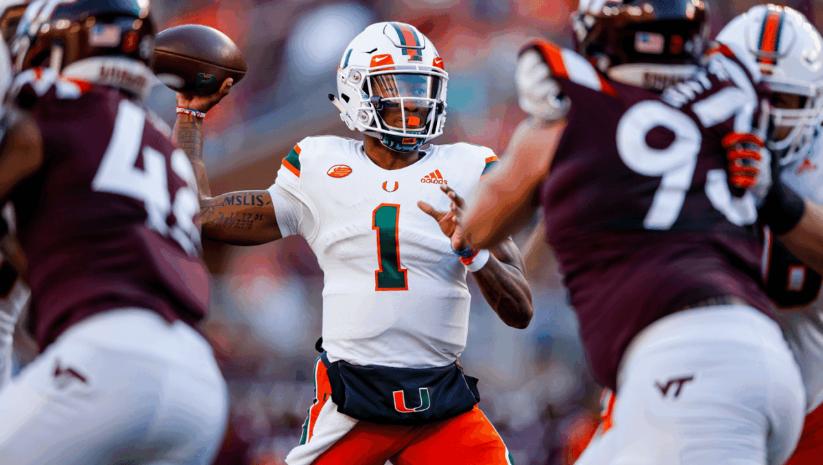Virginia Tech loses home finale to No. 14 Miami 34-17, drops to 3-7