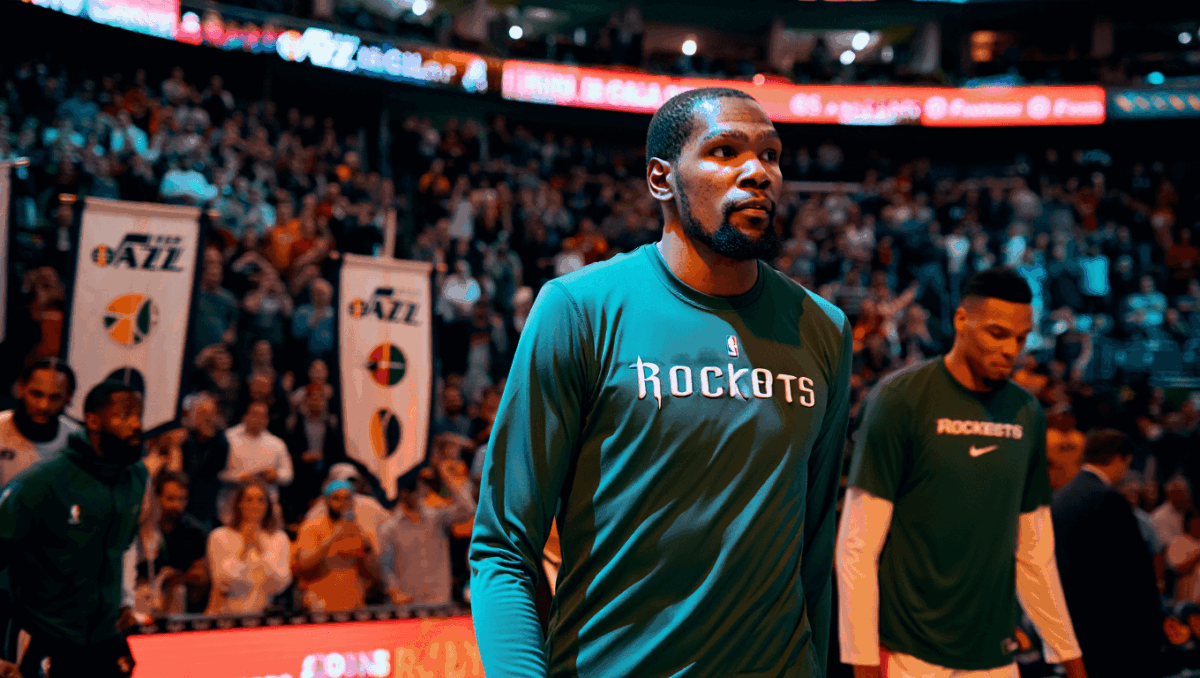 rockets vs jazz tips off today in Salt Lake City as Kevin Durant set to return — here's why it matters