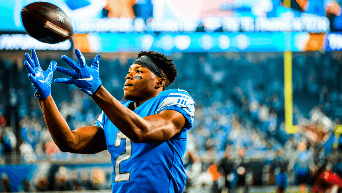Amon Ra St Brown six catches away from historic NFL record, takes on Packers today