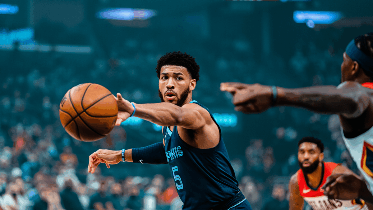 Vince Williams Jr. dishes out 17 assists as Grizzlies beat Pelicans tonight in NBA Cup matchup