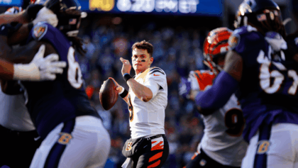 Bengals vs Ravens: Joe Burrow faces Lamar Jackson on Thanksgiving night with Ravens favored by 7
