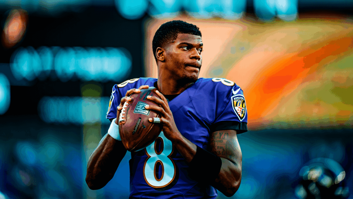 Lamar Jackson hits 1,442 yards with 15 TDs through 10 games, ranks 7th in QBR despite Ravens' .500 record