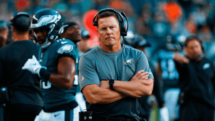 Eagles offensive coordinator Kevin Patullo facing heat as offense stalls, predictable playcalling frustrating Sirianni and analysts