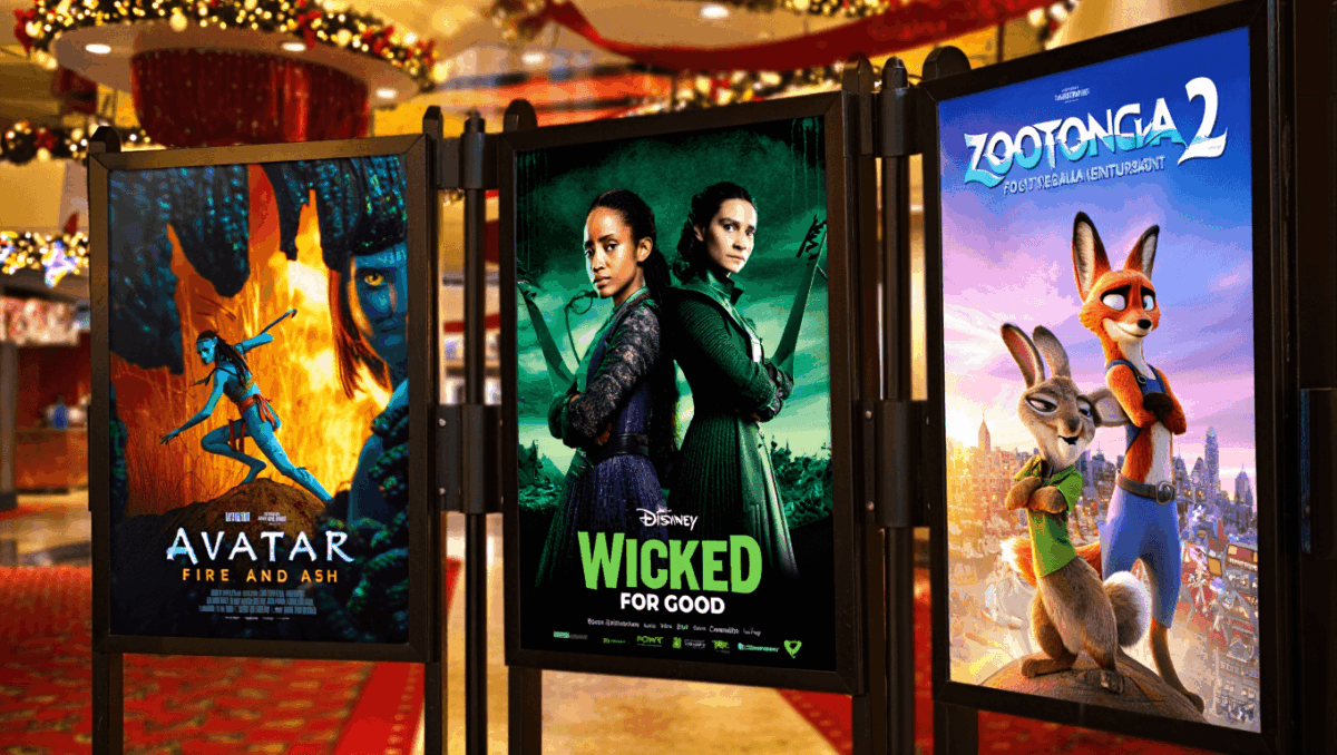 New movies 2025 dominate box office with Avatar, Wicked, Zootopia 2 blockbuster trio