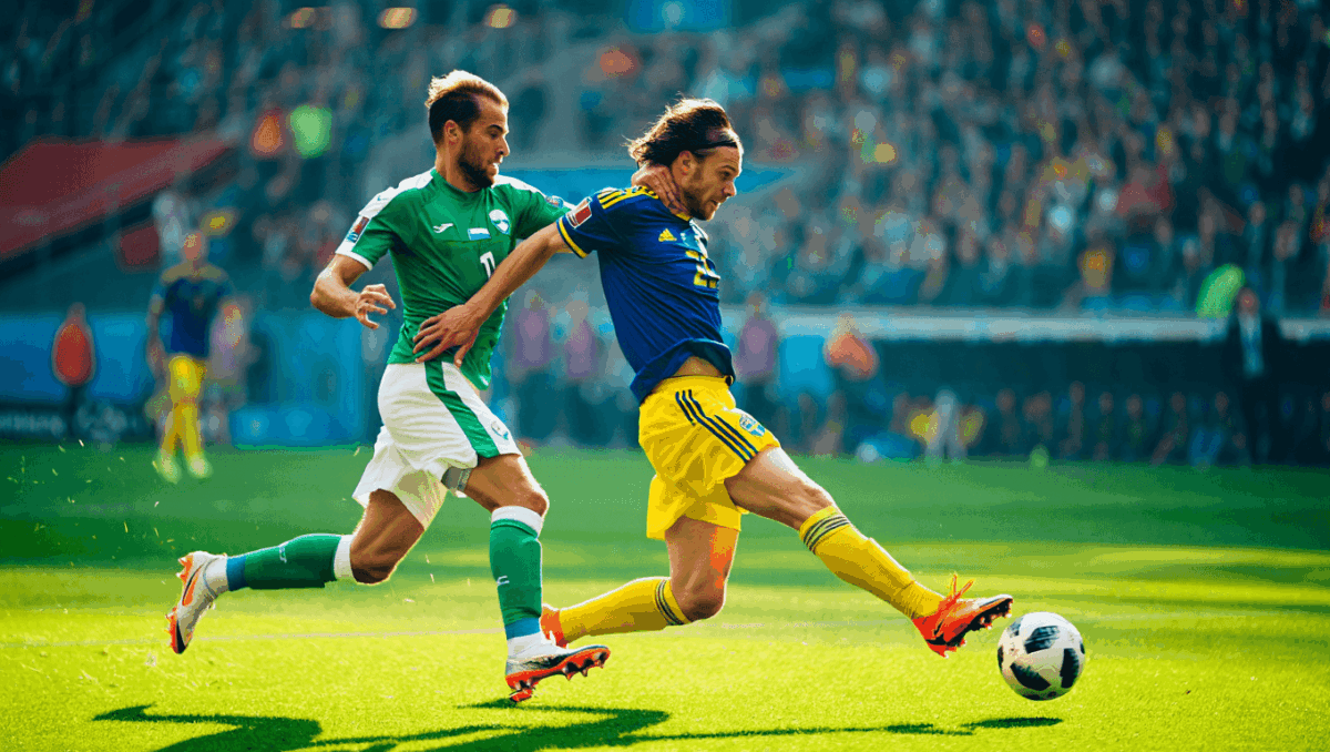 Sweden draws 2-2 with Slovenia in World Cup qualifier thriller