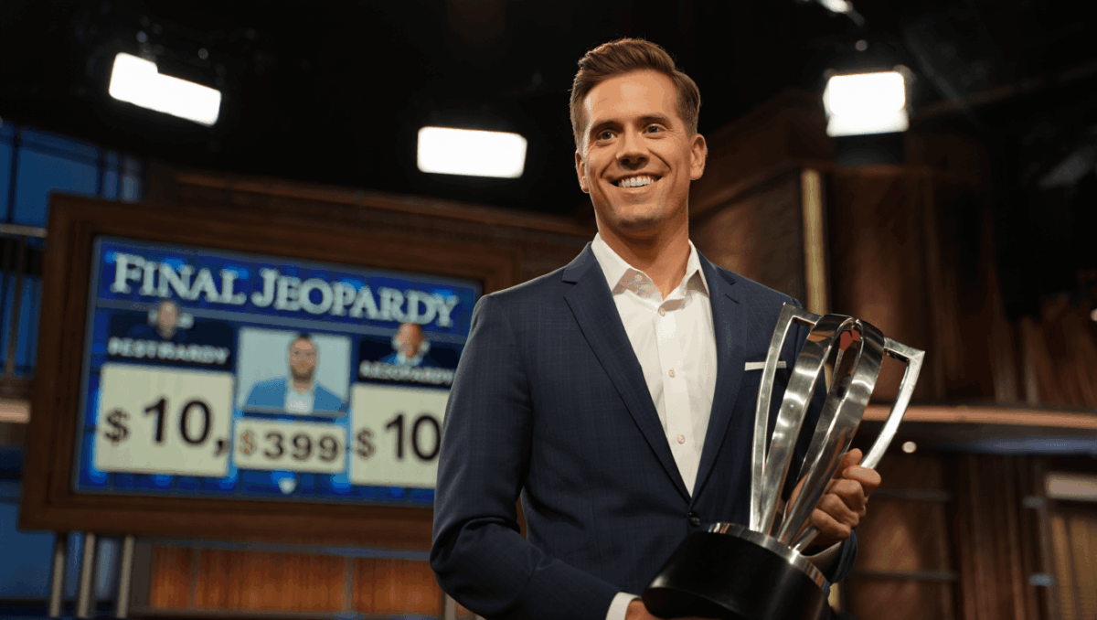 Kara Brown returns to Jeopardy Friday after 'triple stumper' thriller with Harrison Whitaker