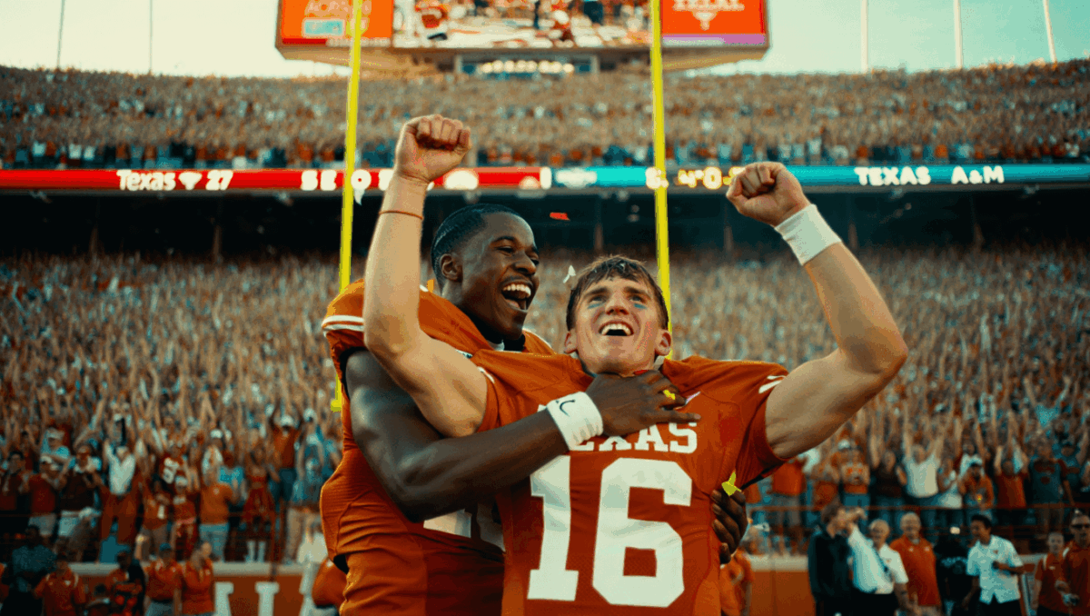 Texas beats No. 3 Texas A&M 27-17 last night, stunning upset knocks Aggies out of SEC title game