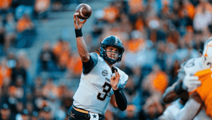 Vanderbilt takes on Tennessee in SEC rivalry battle, Commodores aim to stay in College Football Playoff hunt