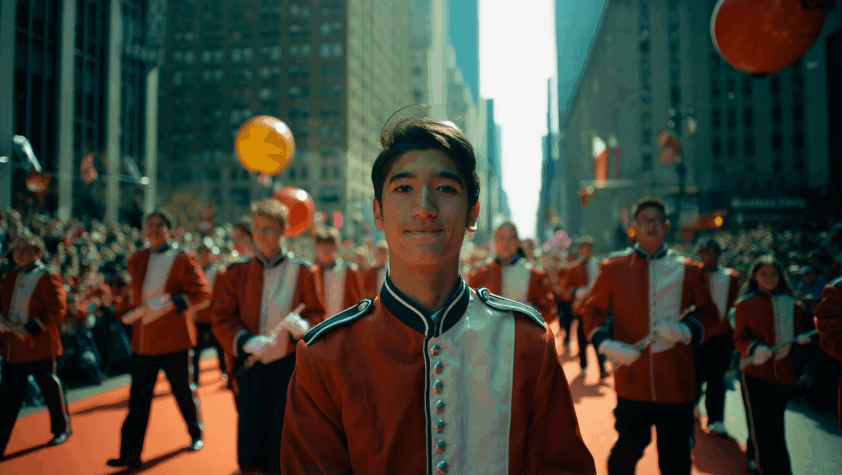 University of North Alabama Marching Pride performs Muscle Shoals medley on Macy's Thanksgiving Day Parade stage today