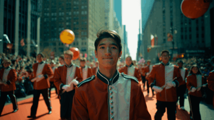University of North Alabama Marching Pride performs Muscle Shoals medley on Macy's Thanksgiving Day Parade stage today