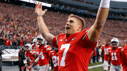Did Ohio State win today? Yes, Buckeyes dominate Michigan 27-9, end 4-game losing streak and advance to Big Ten Championship