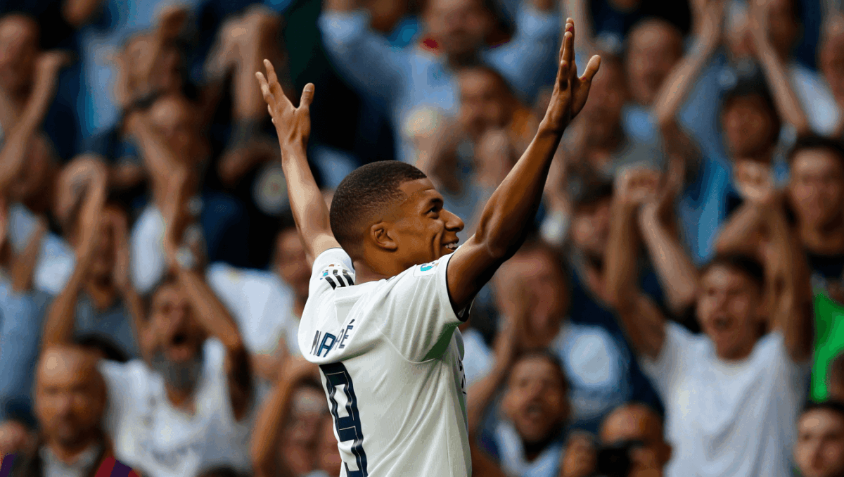 Real Madrid crushes Olympiacos 3-1 as Mbappé scores stunning hat-trick in just 7 minutes