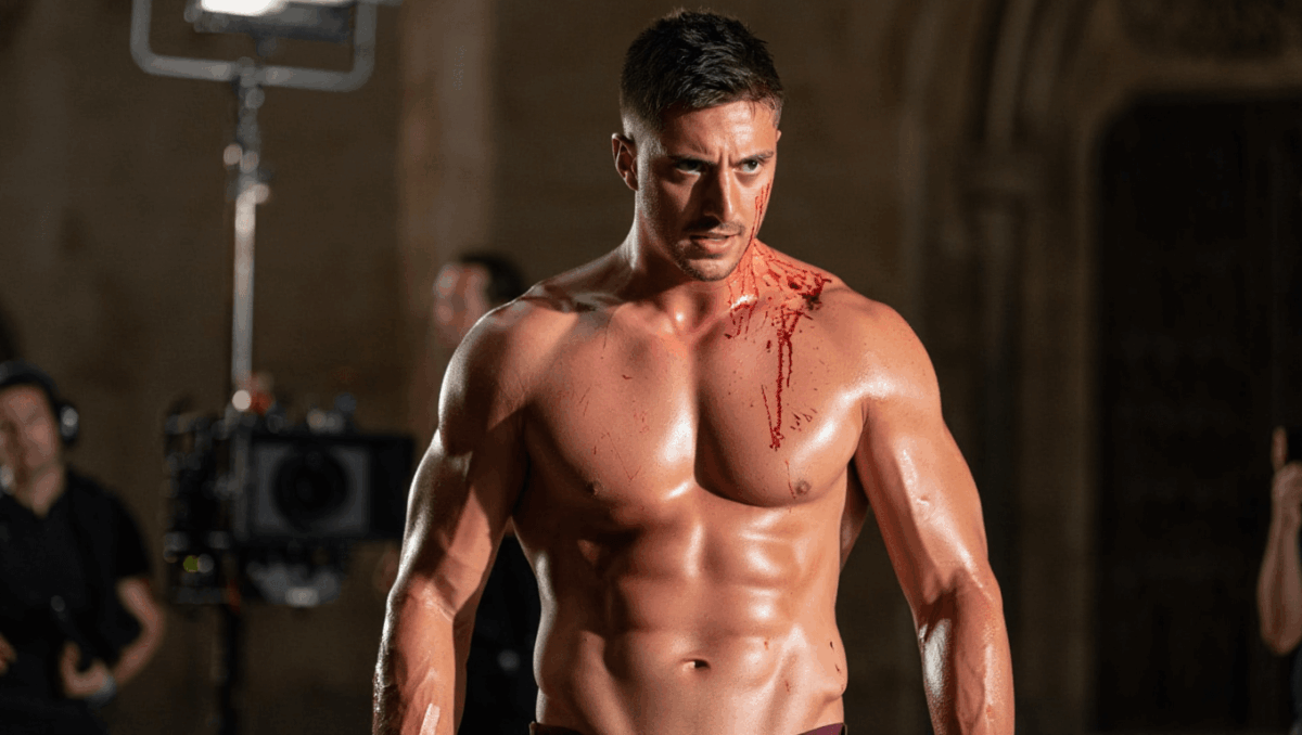 Aaron Taylor Johnson transforms completely for Robert Eggers' wild new Werwulf film, shirtless & shredded