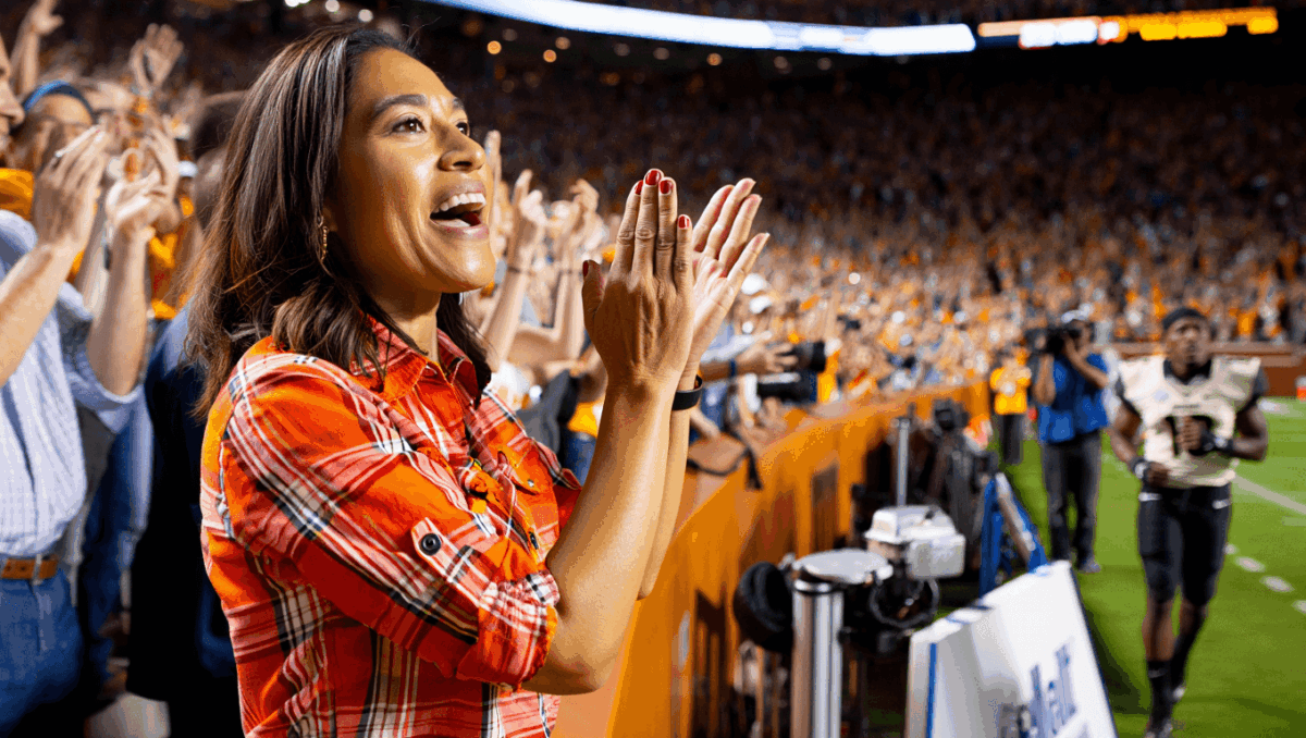 Pavia mom goes viral again as Vanderbilt faces Tennessee tonight, ESPN cameras can't stop filming her in stands