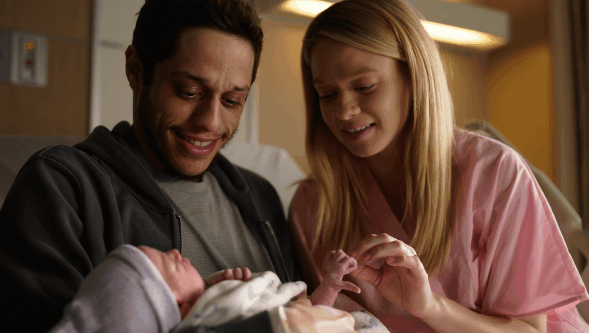 Pete Davidson just welcomed first daughter with girlfriend Elsie Hewitt, shares intimate family photos