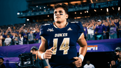 James Madison Dukes take on Troy Trojans tonight in Sun Belt Championship clash, Barnett leads No. 20 JMU