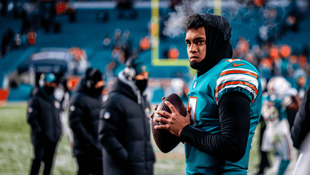 Tua Tagovailoa faces ultimate cold-weather test tonight as Dolphins' playoff hopes lie on the line in Pittsburgh