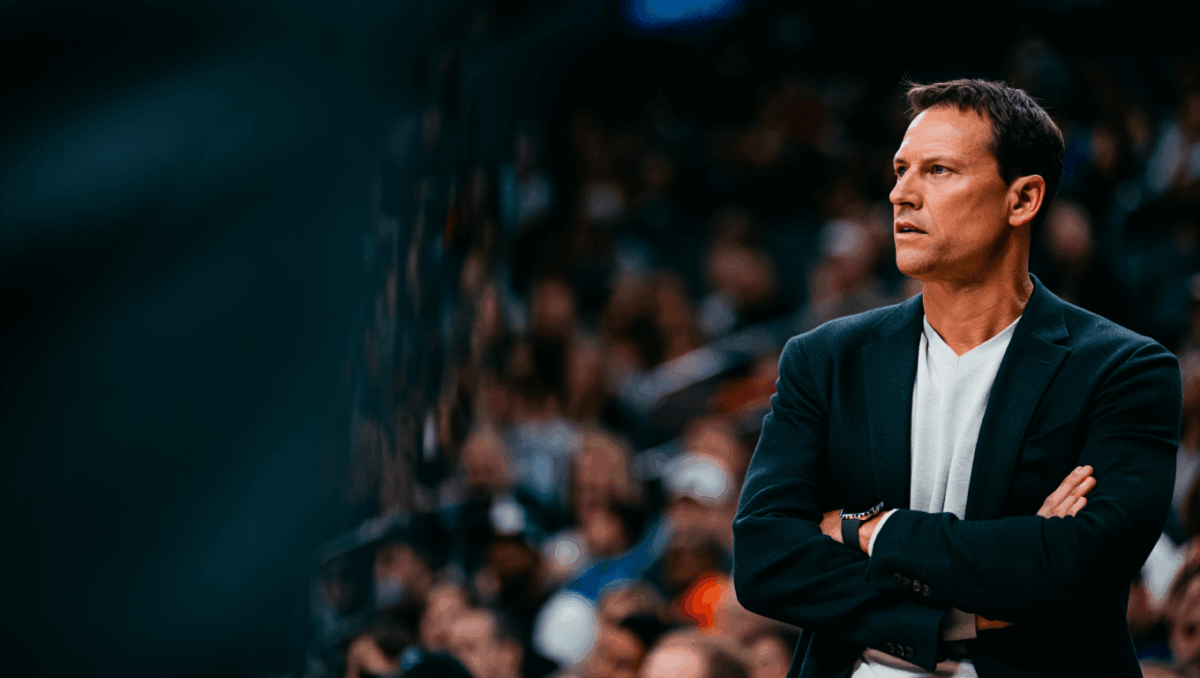 Spurs head coach Mitch Johnson firmly in control after upset win over Thunder in NBA Cup semifinals