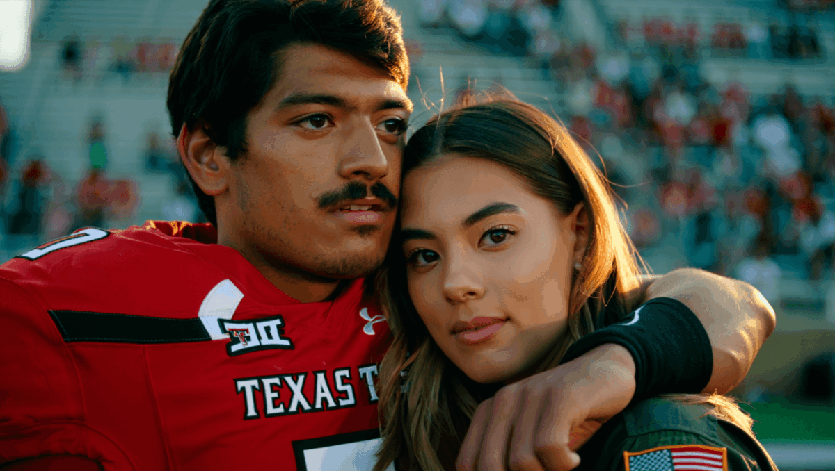 Jacob Rodriguez's wife Emma has an 9-hour drive to watch her Army Black Hawk pilot husband chase Heisman dreams at Texas Tech