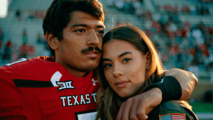 Jacob Rodriguez's wife Emma has an 9-hour drive to watch her Army Black Hawk pilot husband chase Heisman dreams at Texas Tech