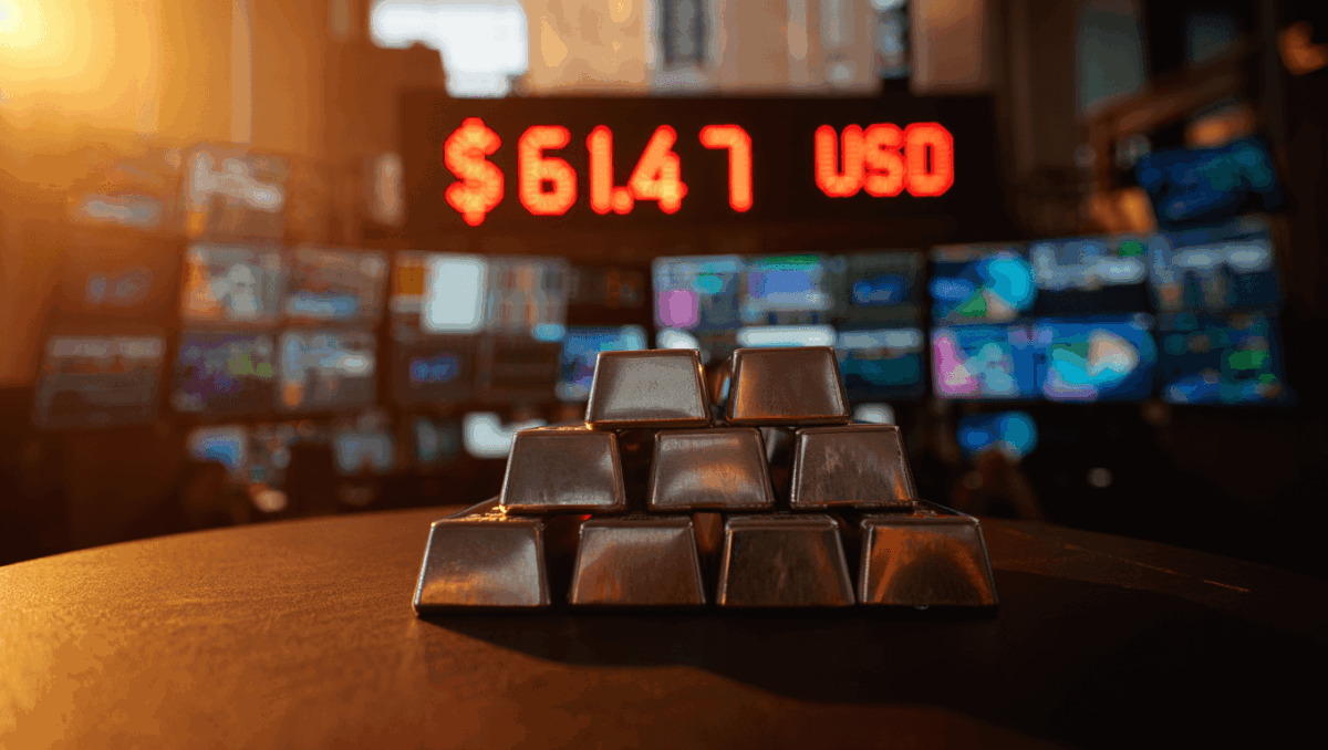 Price of silver today hits record $61+ an ounce for first time ever, up 92% this year
