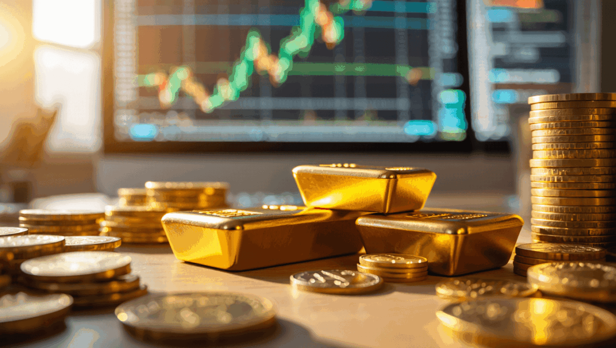 Gold hits record $4,445, soars past $4,400 for first time on Fed rate-cut bets