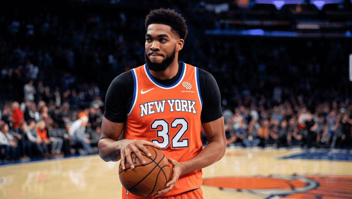 Karl Anthony Towns faces Raptors in NBA Cup quarterfinal tonight, questionable with calf injury