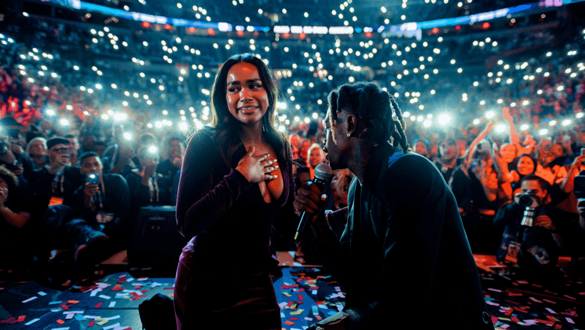 Mariah the Scientist says 'yes' as Young Thug proposes during Atlanta concert, couple heading down the aisle