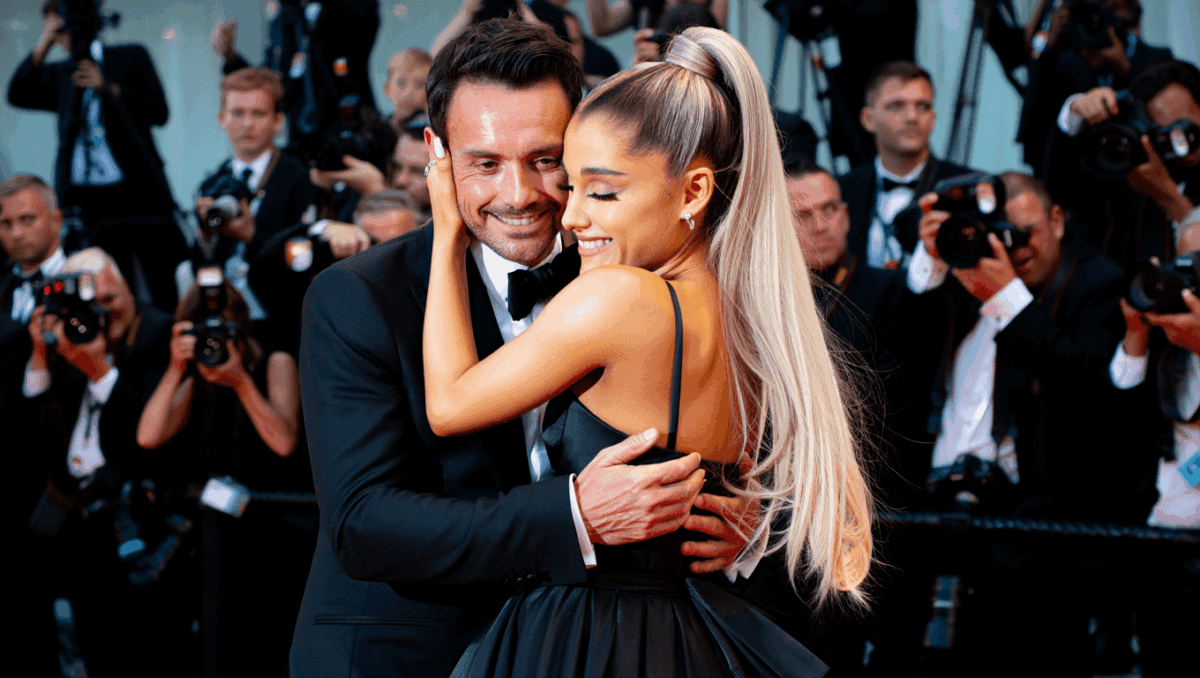 Ariana Grande's boyfriend Ethan Slater stuns fans with rare PDA as couple rings in 2025 together