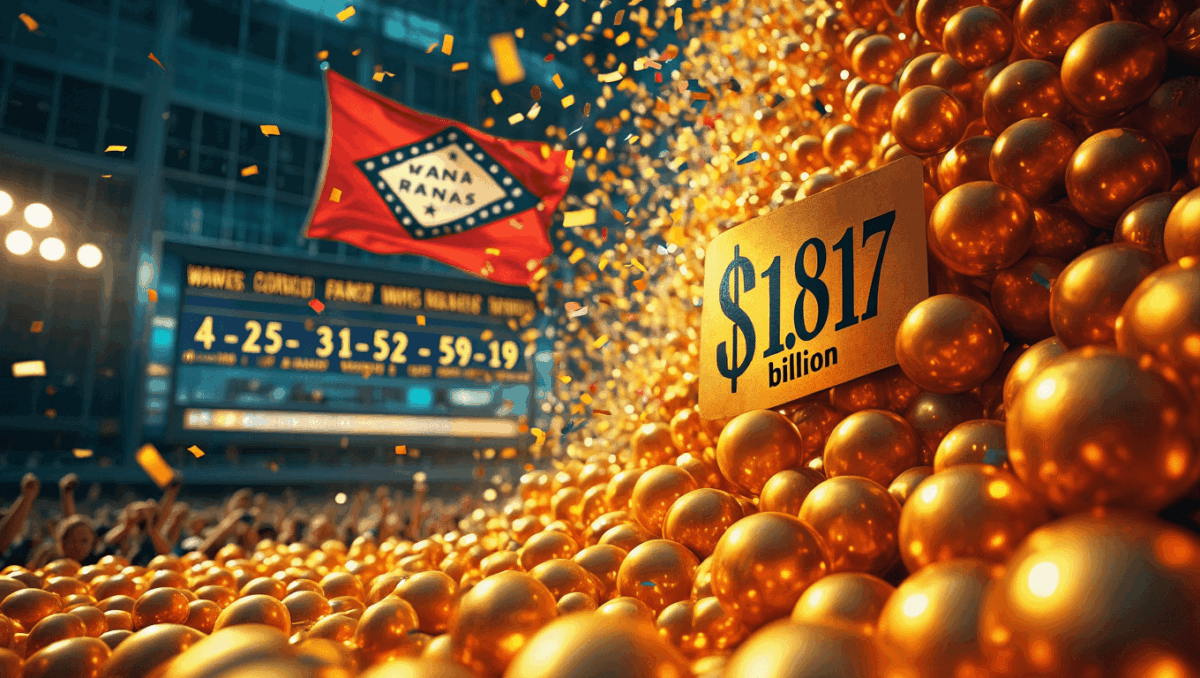 Powerball jackpot worth $1.817 billion won by single ticket in Arkansas on Christmas Eve last night