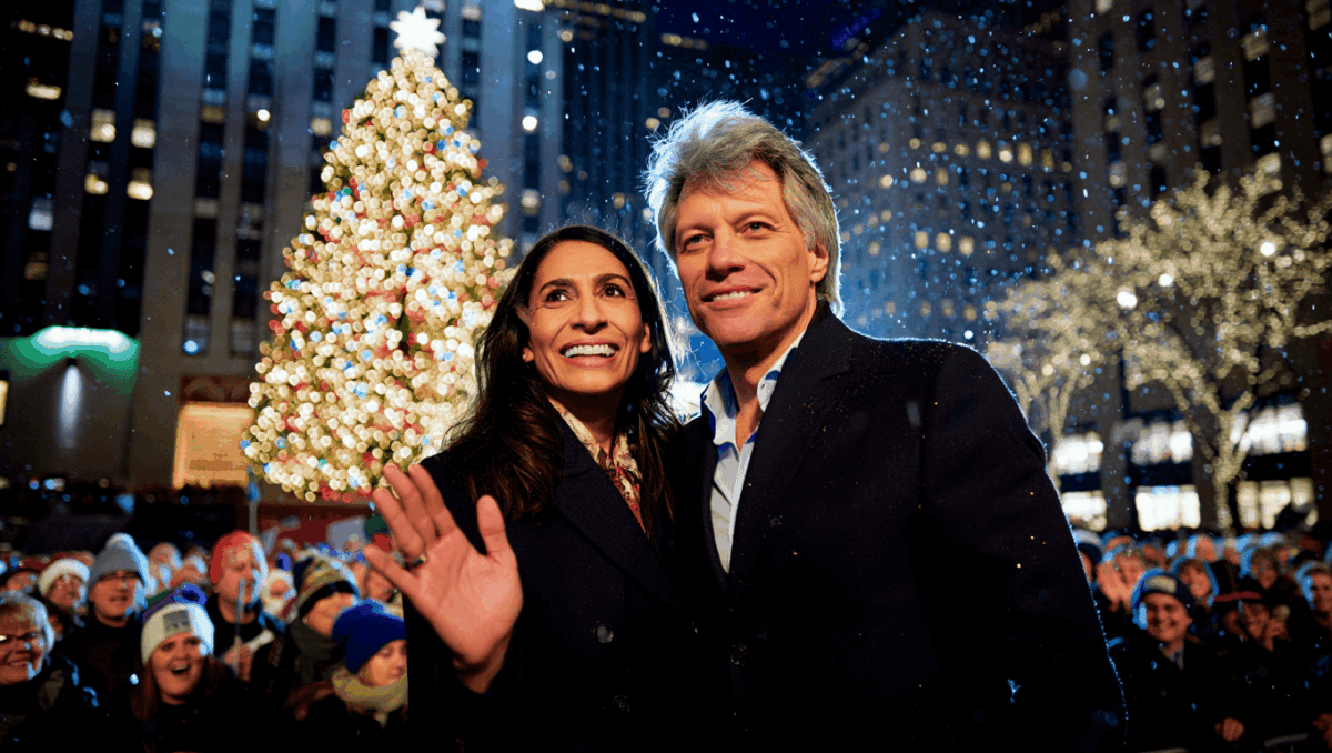 Jon Bon Jovi to co-host NBC's Christmas in Rockefeller Center with wife Dorothea, performs new song 'Unbroken'