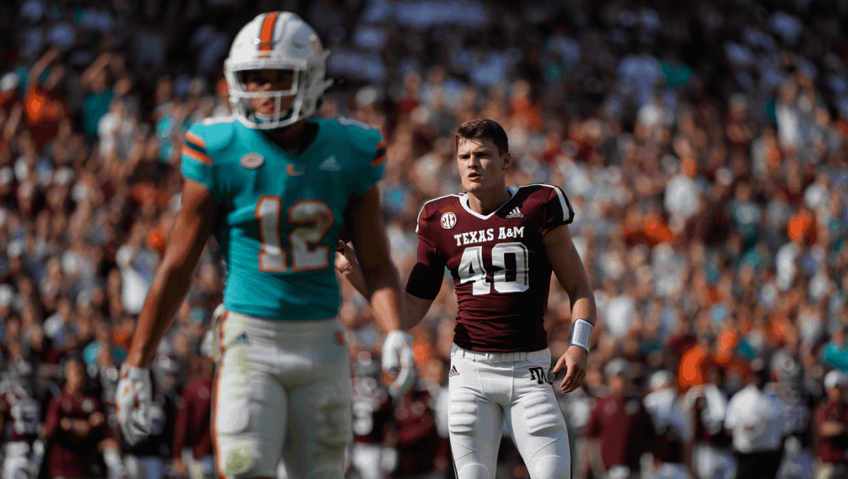 College gameday today kicks off from Texas A&M with Miami taking on the Aggies in College Football Playoff showdown
