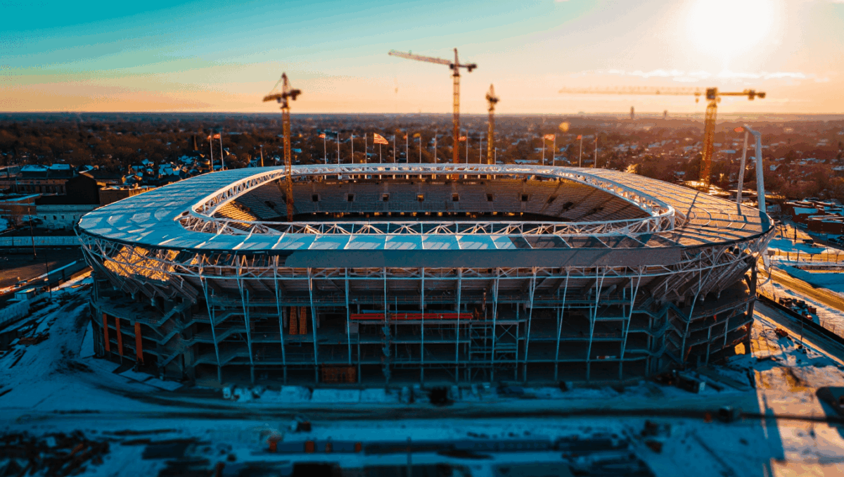 Buffalo Bills new stadium showcases incredible $2.1B heated roof snow technology, opening July 2026