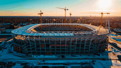 Buffalo Bills new stadium showcases incredible $2.1B heated roof snow technology, opening July 2026